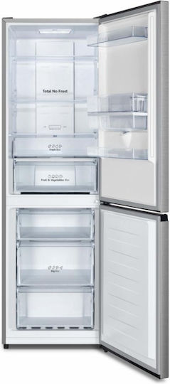 Heinner 304лт NoFrost В186xШ59.5xД59см. Inox HCNF-HS304XWDE++