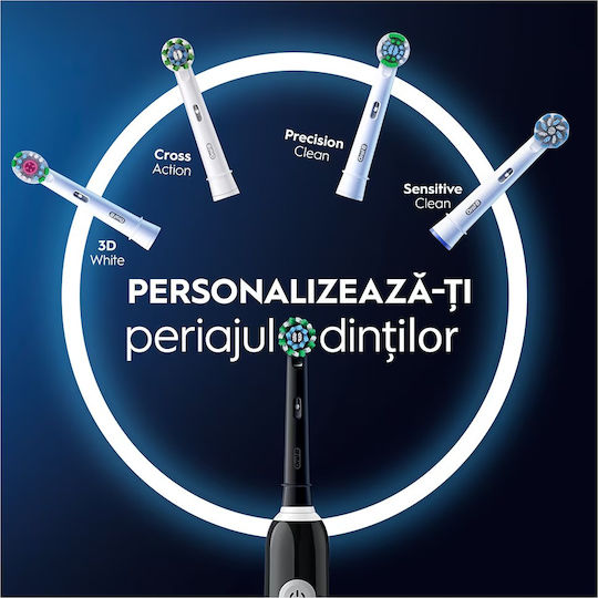 Electric Toothbrush Oral B Pro 1 Pink + Tc 6 8 6