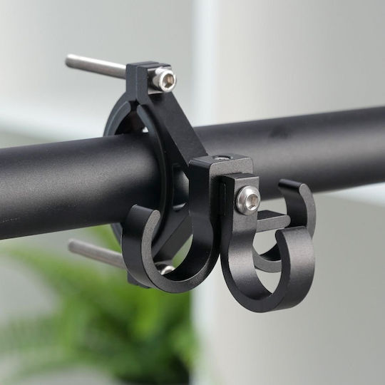 Hook Shopping Three Loops Bike Scooter Aluminum Fs366-001 Black