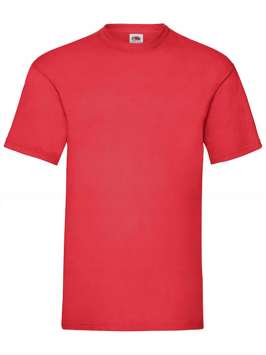Fruit of the Loom Ανδρικό Διαφημιστικό T-shirt Red