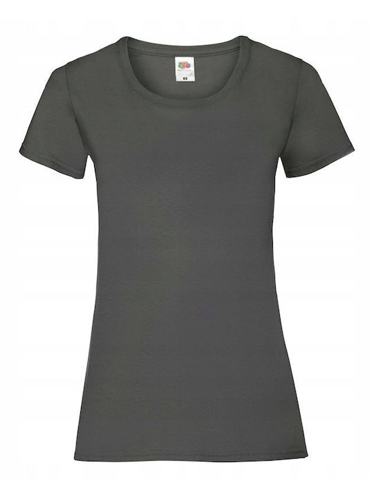 Fruit of the Loom Valueweight Women's Short Sleeve Promotional T-Shirt Light Graphite