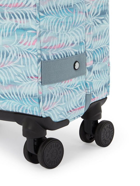 Kipling Spontaneous Βαλίτσα Ταξιδίου Καμπίνας Υφασμάτινη Palmtree Leaves με 4 Ρόδες Ύψους 53εκ.