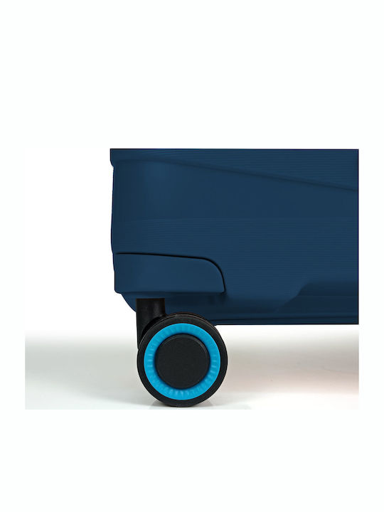 Bg Berlin Μεσαία Βαλίτσα Ταξιδίου Σκληρή Oxford Blue με 4 Ρόδες Ύψους 67.5εκ.