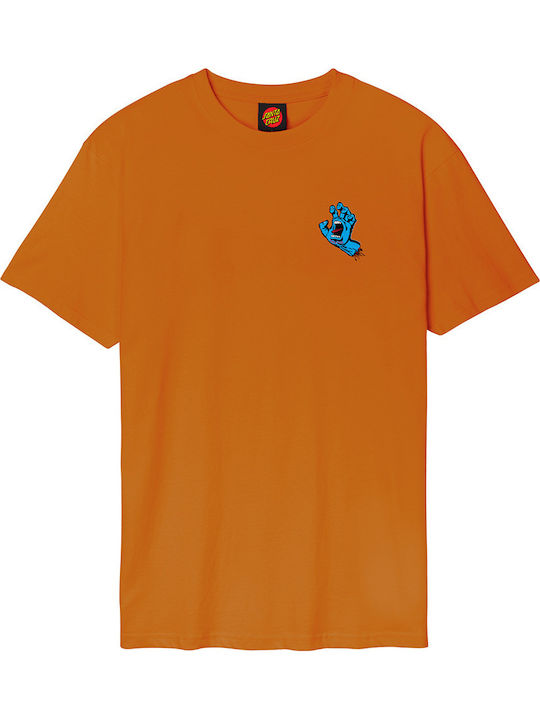 Screaming Hand Chest Tricou Amber
