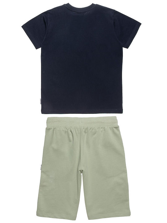 Kids' Set with Shorts Summer 2pcs Navy Blue Five Star