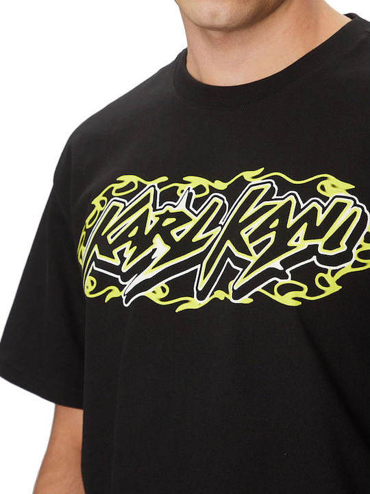 Woven Signature Kani T-shirt Black