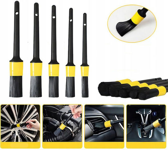 Set Curățarea Mașinilor pentru Materiale Plastice pentru Interior Tabloul de Bord cu 23 Bucăți