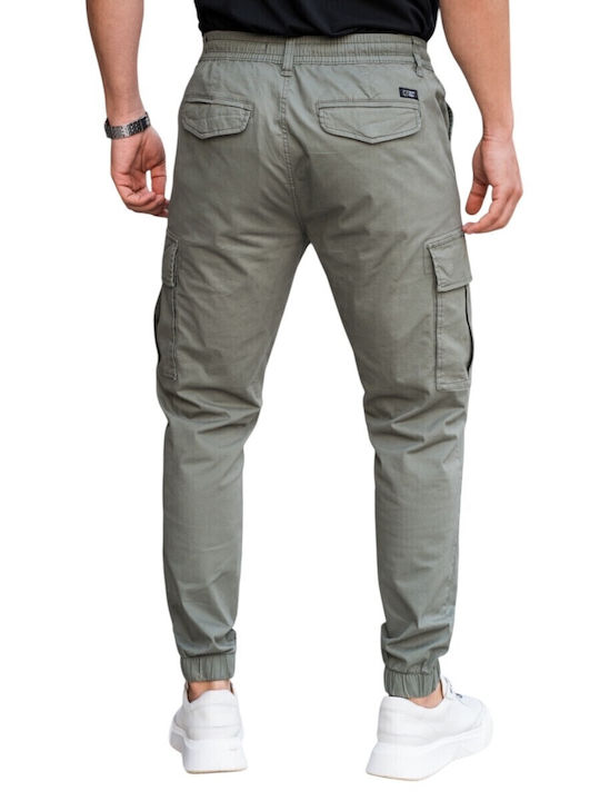 Pantaloni Elastic Lt. Khaki