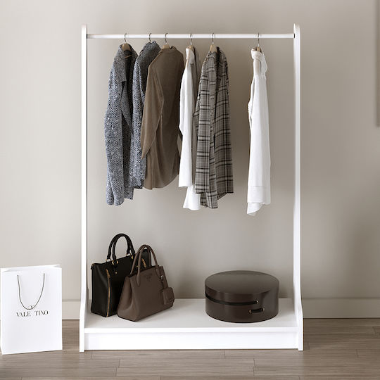 Belgum Entry Furniture with Shoe Rack White 87.3x35x128cm Belgum Entry Furniture with Shoe Rack White 87.3x35x128cm