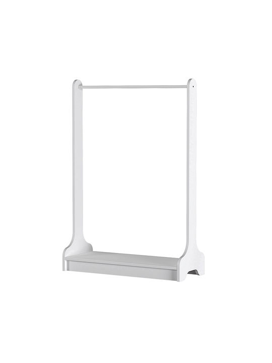 Belgum Eingangsmöbel mit Schuhschrank White 87.3x35x128cm