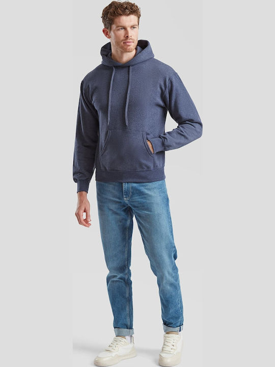 Fruit of the Loom Unisex Hanorac Promotional Mânecă Lungă Marina