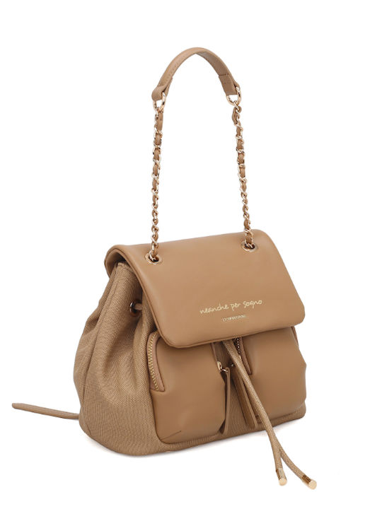 Women's Backpack Bag Brown