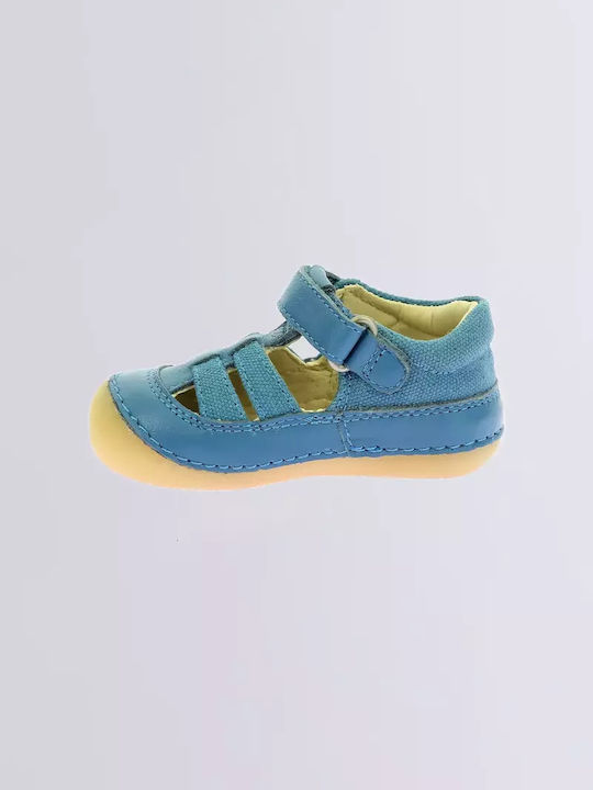 Sandale Tip Pantof Albastru Deschis