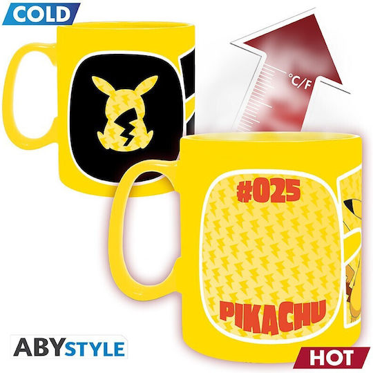 Abysse Pikachu Heat Change Mug Ceramic 460ml