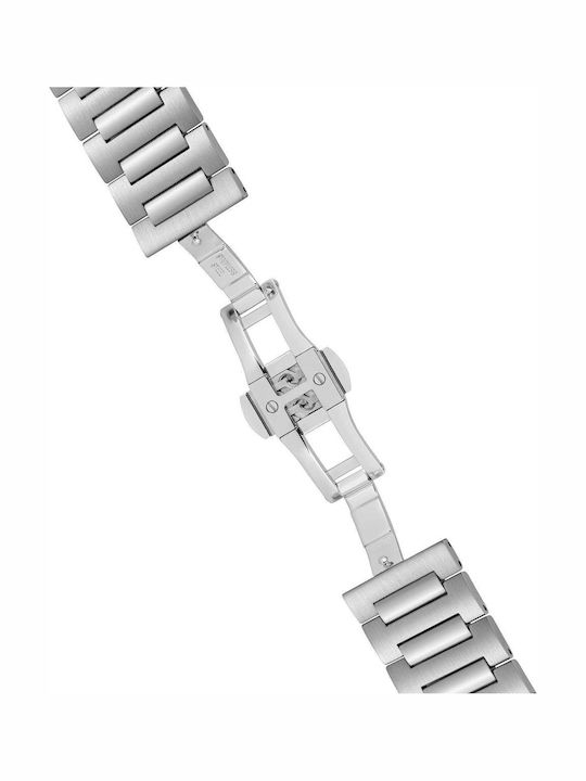 Ingersoll Men's Watch Battery with Silver Metal Bracelet