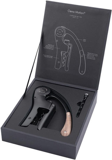 L’ Atelier Du Vin Oeno Motion Holz Schwarz Korkenzieher Box