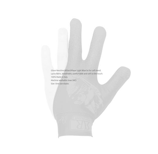 Nir Italia Glove Renzline Glove Μπιλιάρδου 1pcs 11089C