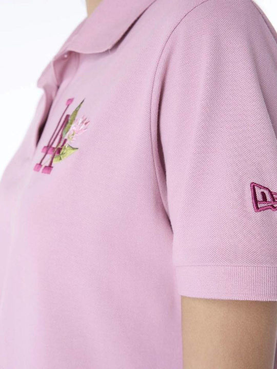 60596553 New Era Wmns MLB Tennis Dress Los Angeles Dodgers Ash Pink Color