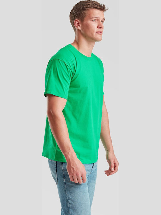 Fruit of the Loom Valueweight Men's Short Sleeve Promotional T-Shirt Kelly green