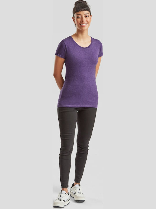 Fruit of the Loom Women's Short Sleeve Promotional T-Shirt Soft Lavender