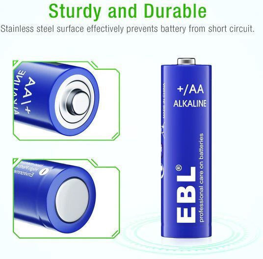 EBL Alkaline Batteries AA 1.5V 4pcs