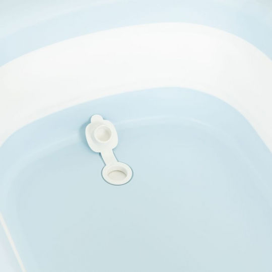 Ecotoys Cadă pliabilă pentru bebeluși Gri