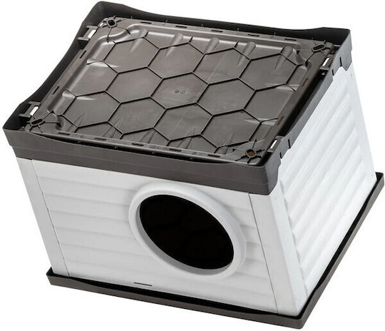 Ferplast Petvilla 60 Hundehaus Kunststoff Außenbereich Blau 54x43x38.5cm