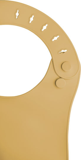 AppeKids Lätzchen Silikon mit Tasche Honey