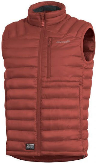 Pentagon Hunting Vest Fleece Homer Maroon Red