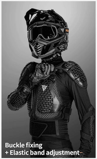 Armură pentru motocicletă certificată Motowolf – Protecție Nivel 2 Stradă Off-road Atv Bicicletă