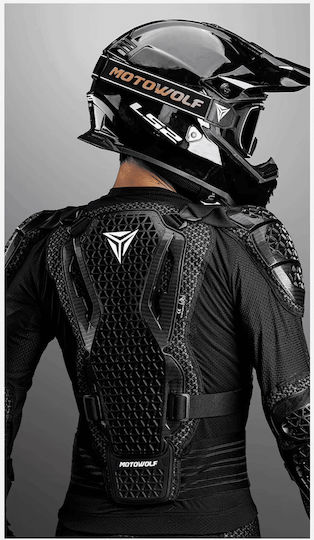 Armură pentru motocicletă certificată Motowolf – Protecție Nivel 2 Stradă Off-road Atv Bicicletă