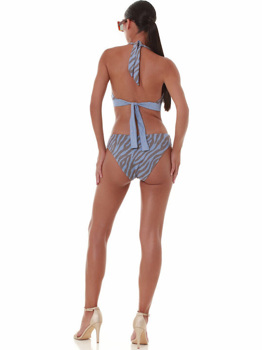 Candy Rush Slip Bikini Albastru Deschis