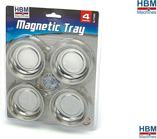 Set de tăvi magnetice rotunde - Boluri magnetice - 4 bucăți Hbm