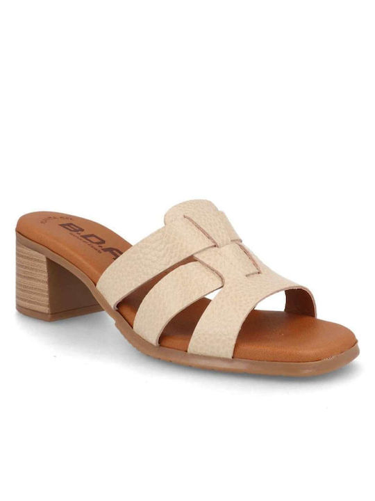 Leder Sandalen Beige
