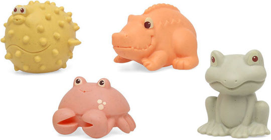 Kiokids Bath Toys Animals For Newborns 4 Pieces