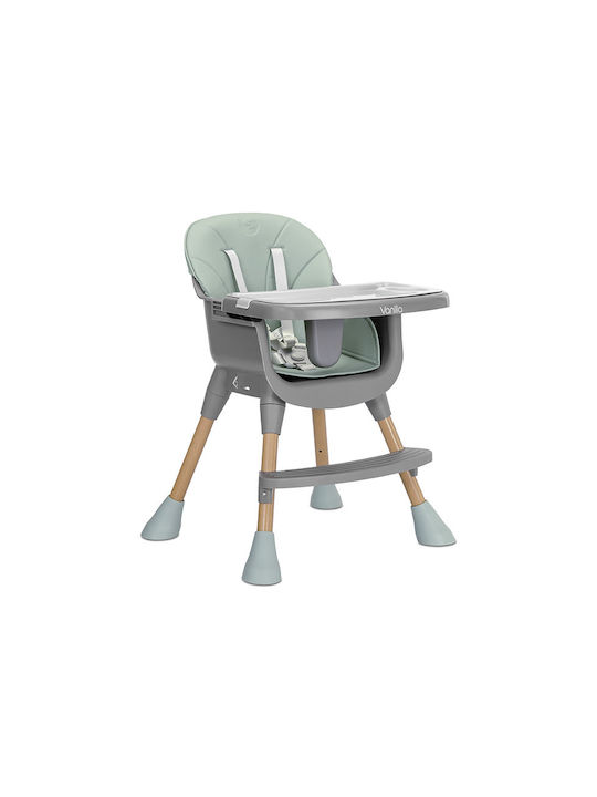 Lorelli Vanilla Highchair 3 in 1 with Adjustable Height Green