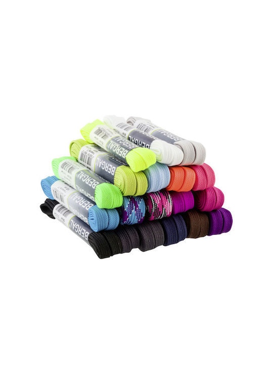 Bergal Sneaker Schnürsenkel Weiß 140cm Flache Schnürsenkel 140 Zentimeter Farbe Weiß Breite 7 mm Aus Strapazierfähigem Polyester