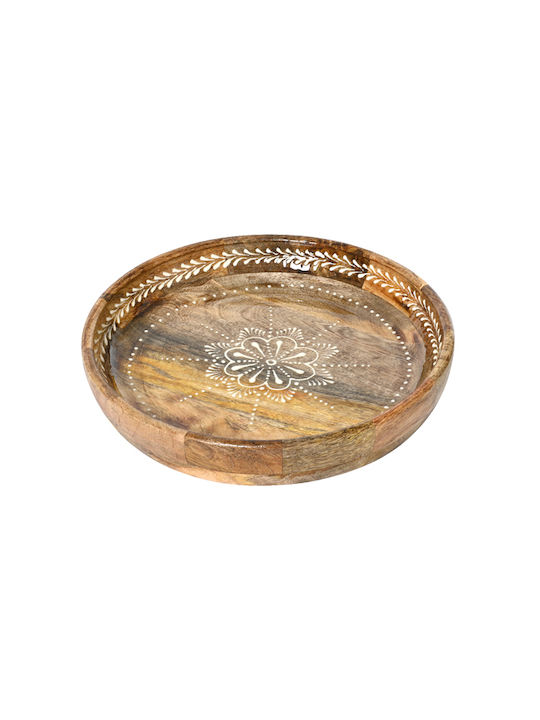 Kaemingk Ξύλινος Δίσκος Σερβιρίσματος 35.5x35.5cm