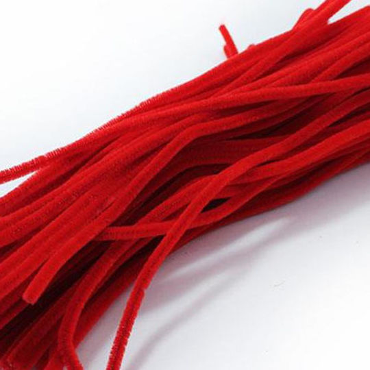 Luna Pipe Cleaners 40pcs in Red Color