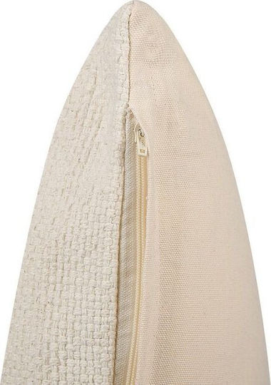 Beliani Sofa-Kissen aus 100% Baumwolle Mehrfarbig 45x45cm