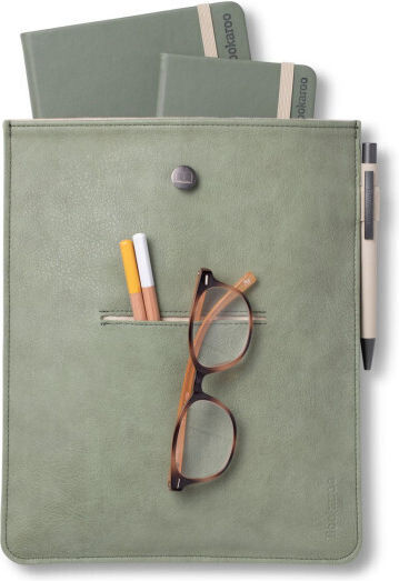 IF Bookaroo Book Cover Protection Green 27x22cm