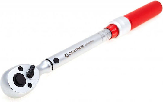 Quatros Cheie dinamometrică Caroiaj 3/8" Cuplu 10-60 Nm cu Lungimea 32buc