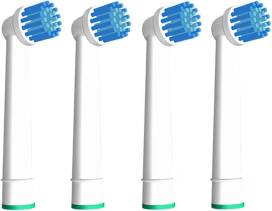 Dentos Sensitive Clean Rezerve Capete Periuță Dinți Electrică 4 Bucăți