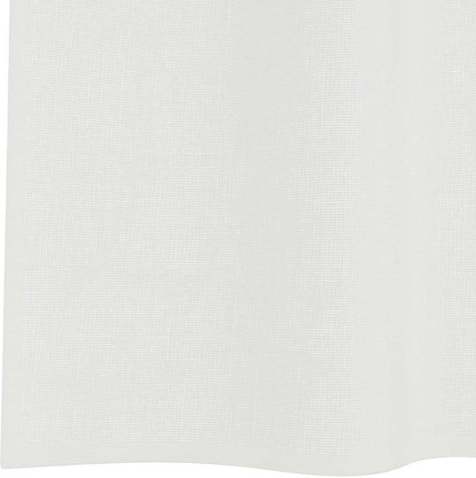 vidaXL Комплект Пердета И Завеси С Презрамки Voile Бели 140x260см