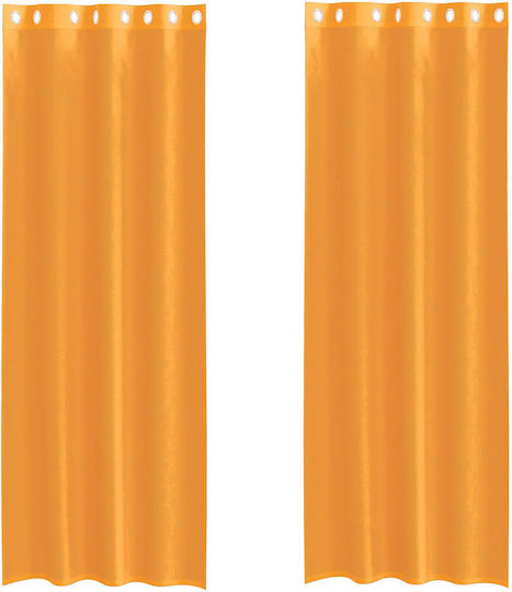 vidaXL Perdele Cu Capse 140x260 cm vidaXL Perdele Cu Capse 140x260 cm