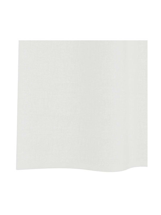 vidaXL Curtain Window with Tab Top White 4102242 140x175cm