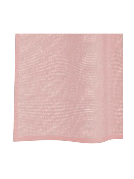 vidaXL Set Perdele Fereastra Cu Capse Roz 140x245cm