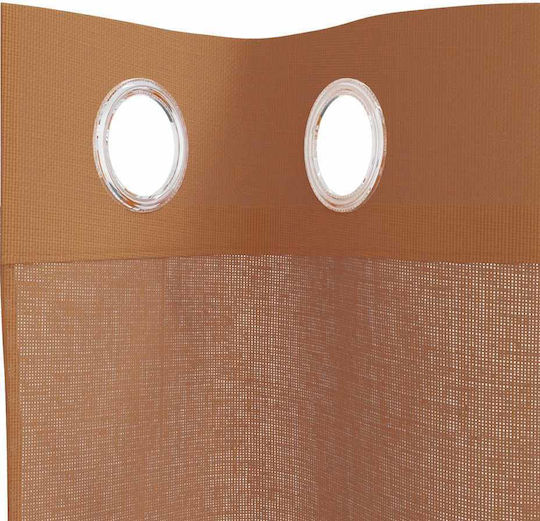 vidaXL Set Perdele Fereastra Cu Capse Portocalii 140x140cm