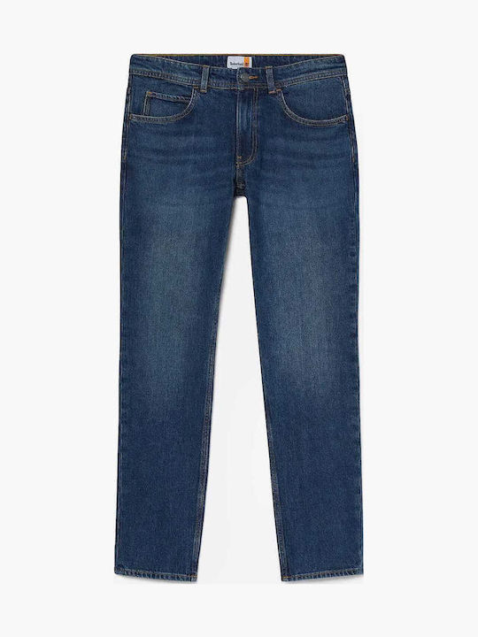 Herren Jeanshosen Cargo Slim Fit Dunkelblau