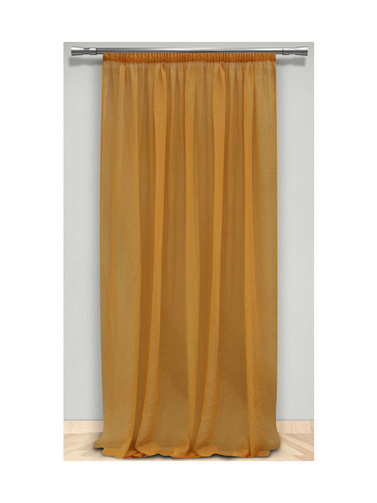 La Maison Blanche Curtain With Pencil Pleat Orange 145x270cm